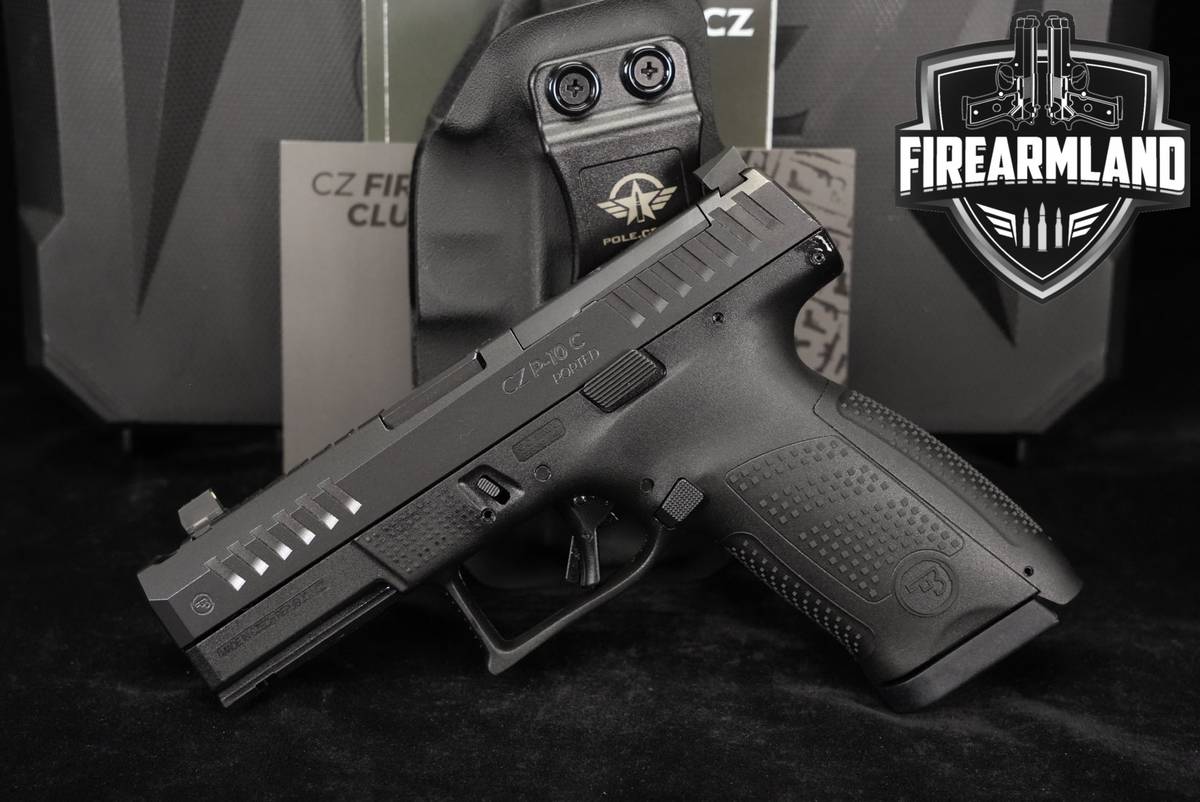 CZ P-10 C Ported 9mm Optics-Ready 4" P10C P10 +ORIG CASE & HOLSTER