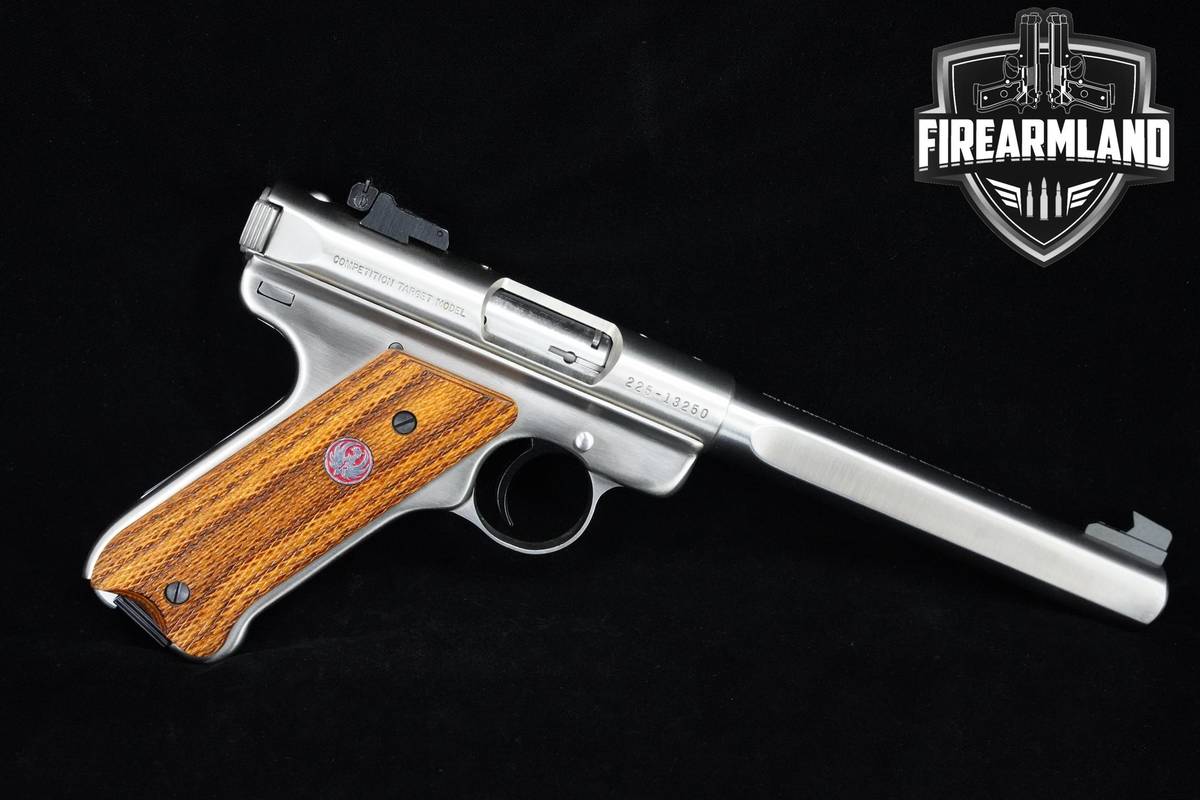 2002 Ruger Mark II Competition Target Model 22LR 7" Ruger Mark-II ORIG-CASE
