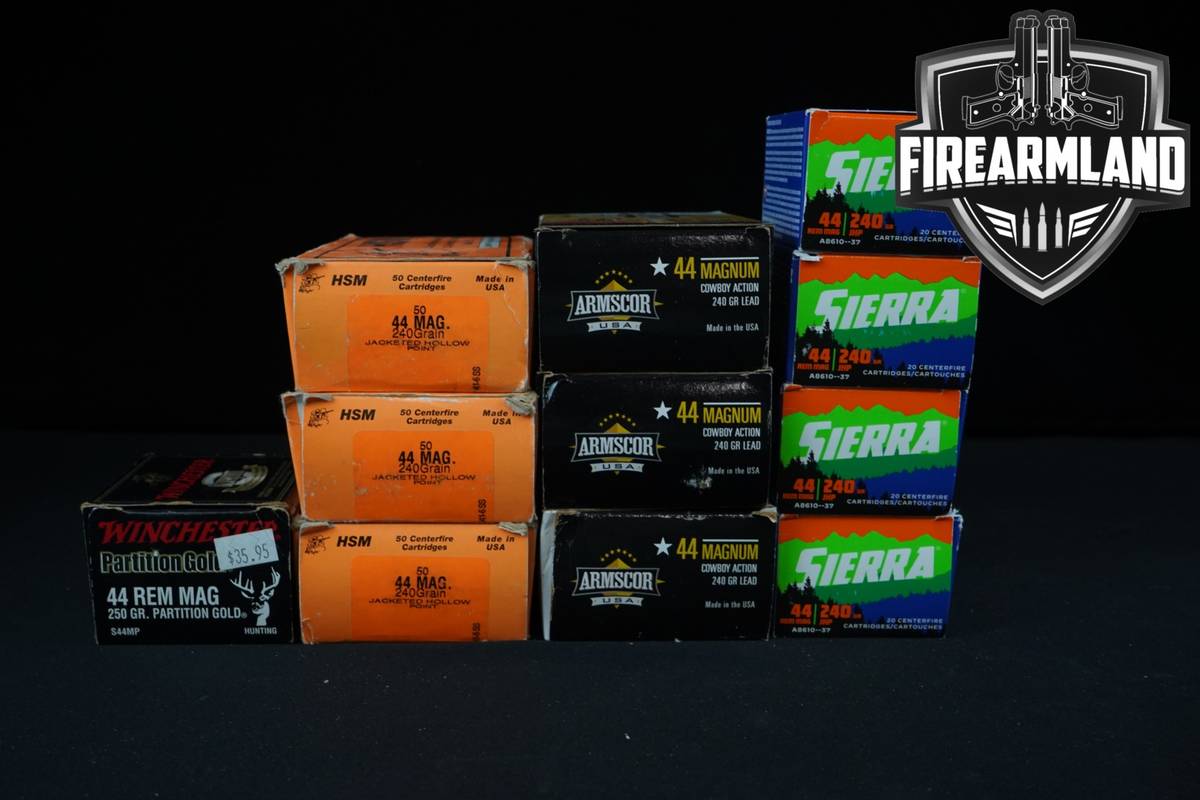 400 RDS! 44 Magnum Ammo Mag Ammunition