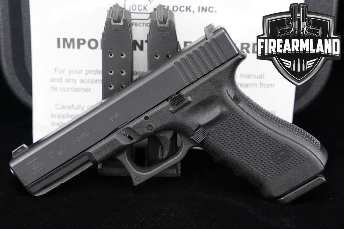Glock 17 Gen4 9mm 4.49" G17 Gen-4 +3 MAGS & ORIG CASE