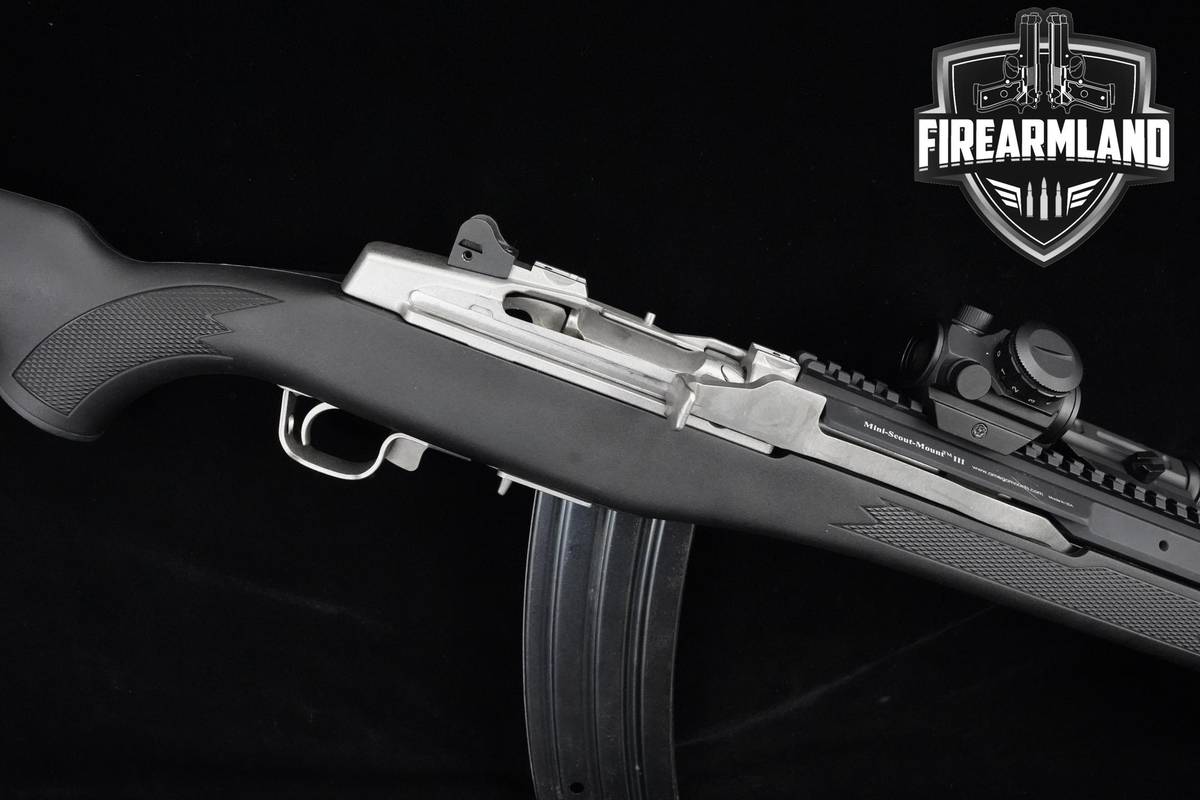 Ruger Mini-14 Ranch 5.56 NATO 18" Stainless Steel Ruger-Mini-14 +8 MAGS