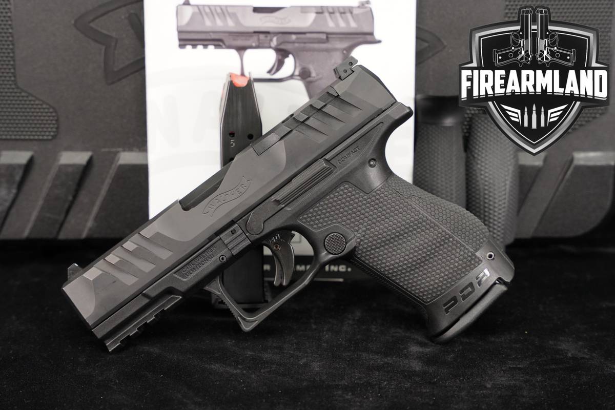 Walther PDP Compact 4" 9mm Optics-Ready +2 MAGS & ORIG CASE