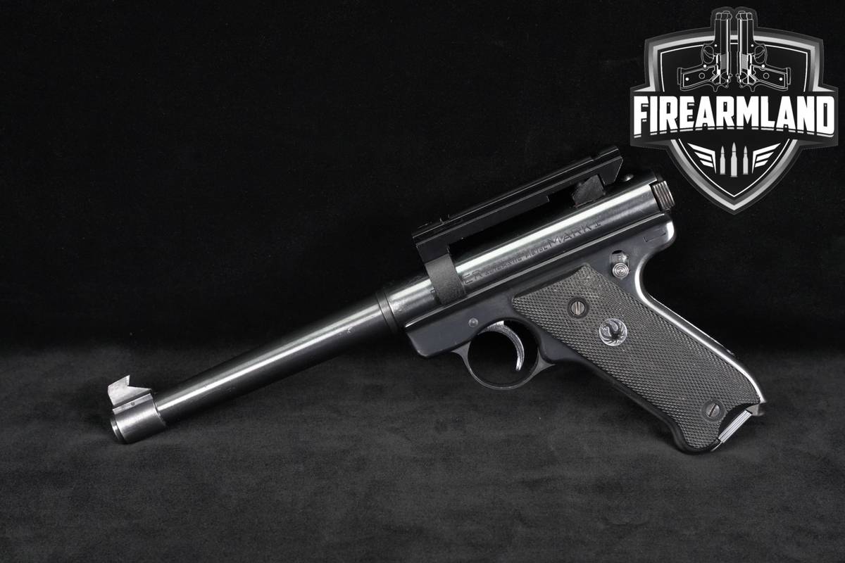 1960 Ruger Mark I Target 22LR 6.875 Polished Blue