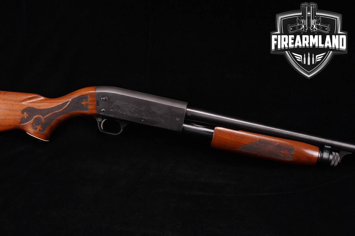 SLAM-FIRE Ithaca Model 37 Featherlight 12-Gauge 28" Blued & Walnut 2-¾"
