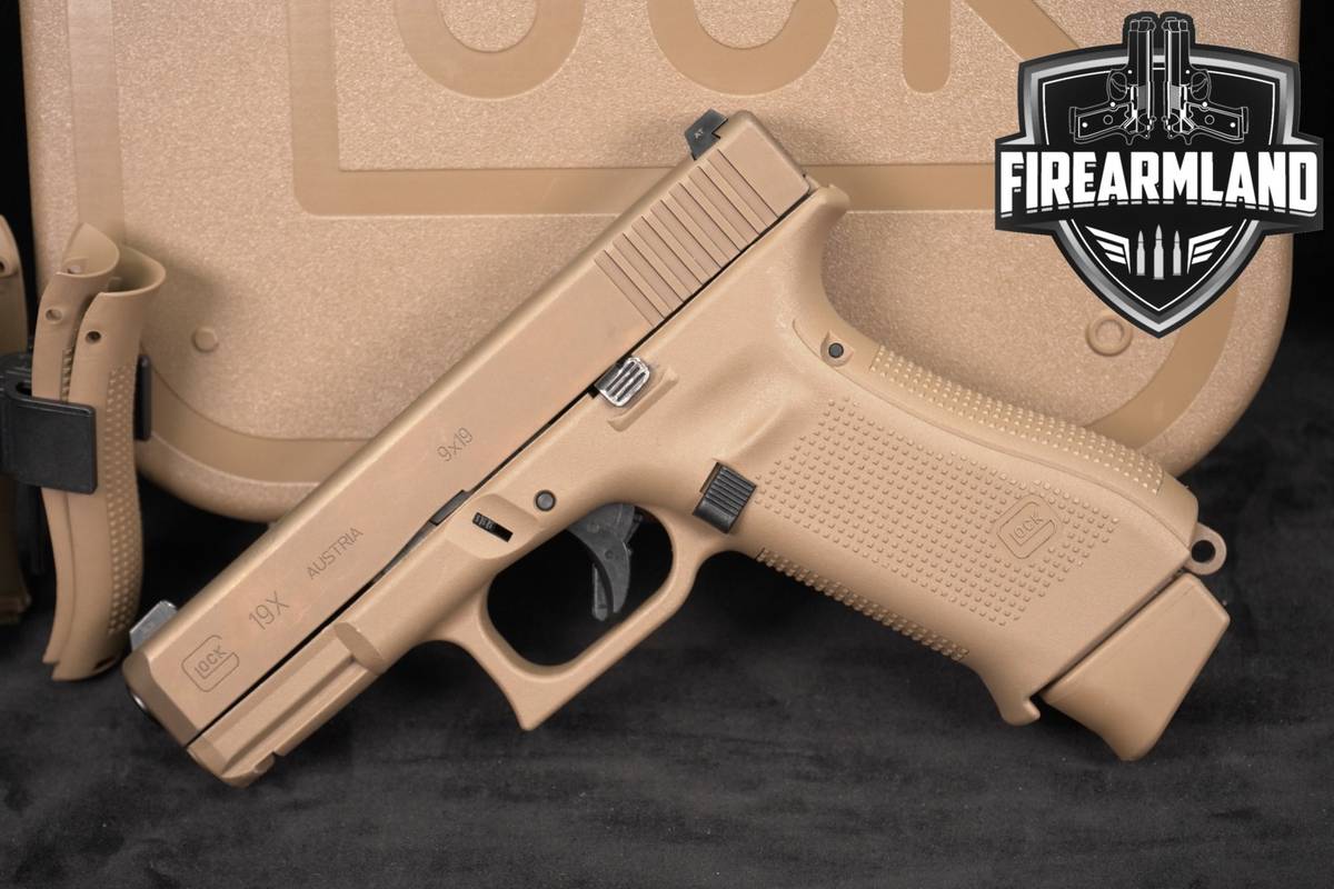 Glock 19X G19X 9mm 4.02 Coyote +ORIG CASE