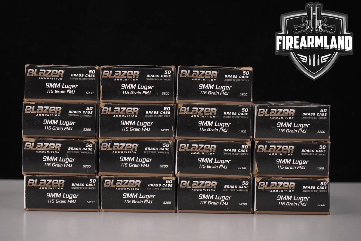750 RDS! 9mm Ammo 9-mm