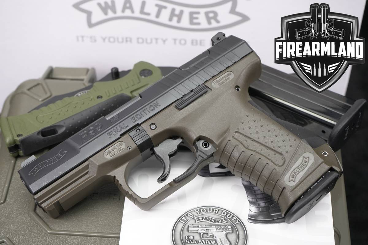 FINAL EDITION Walther P99 AS 9mm 4" +ORIG BOX & HOLSTER