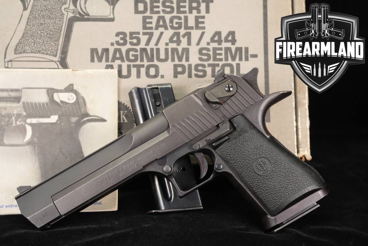 DEAGLE IMI Desert Eagle Mark VII 44 Rem Mag MK 7 ISRAEL +2 MAGS & ORIG BOX