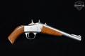 Unknown Remington Rolling Block Target Pistol Replica .22 Short Chrome Plated in Fair Condition Image 2