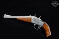 Unknown Remington Rolling Block Target Pistol Replica .22 Short Chrome Plated in Fair Condition Image 3