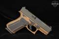Glock G43X MOS 9mm Luger Two-Tone Green & Tan in Very Good Condition Image 3