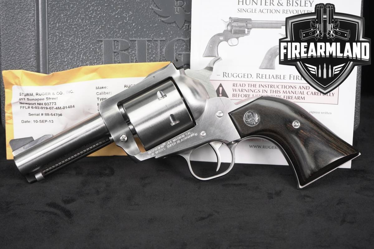 Ruger New Model Super Blackhawk TALO 44 Rem Mag 3.75" Stainless Short BBL