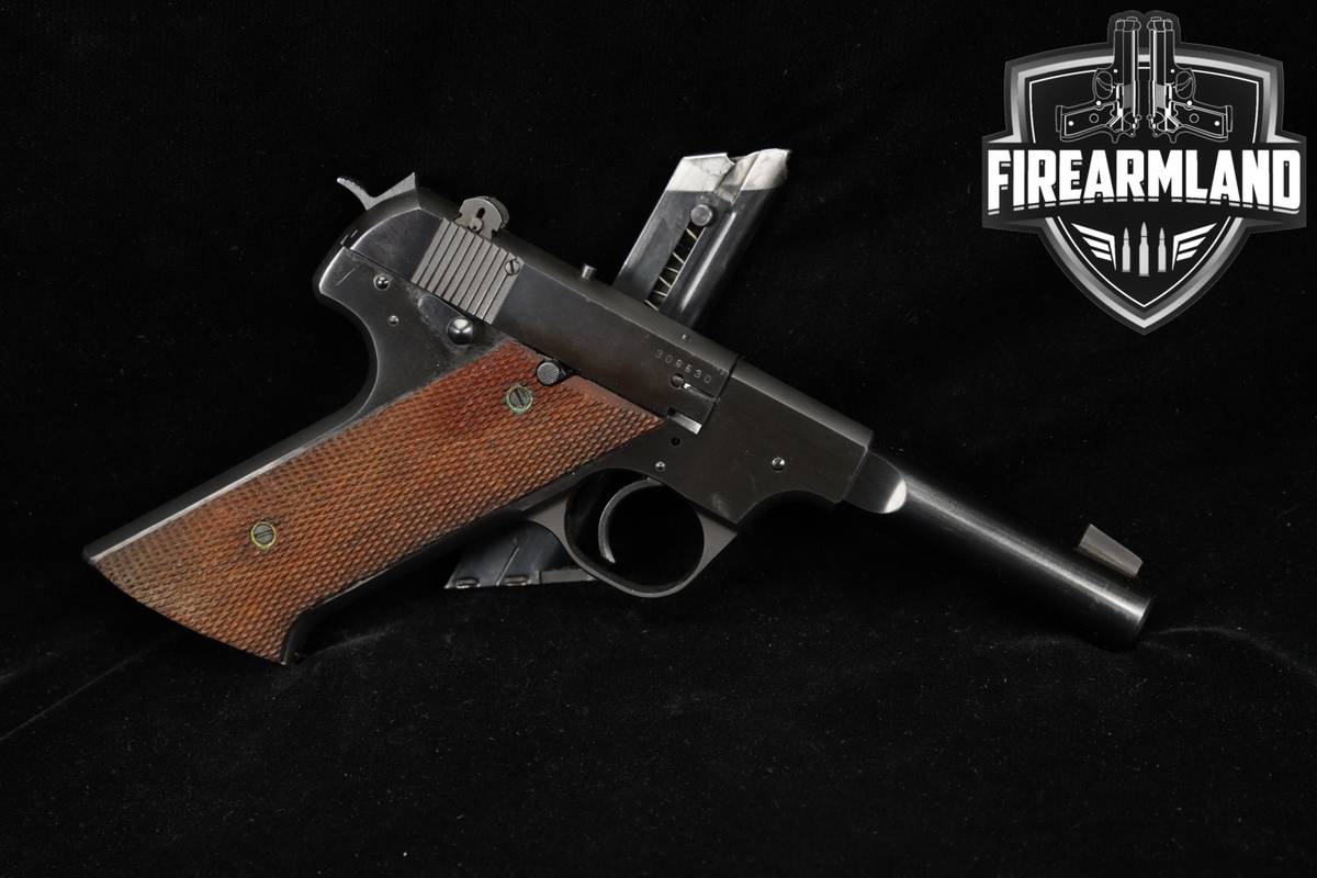 1949 High Standard Model H-D Military 22LR 4.5" Blued HD +2 MAGS & ORIG BOX
