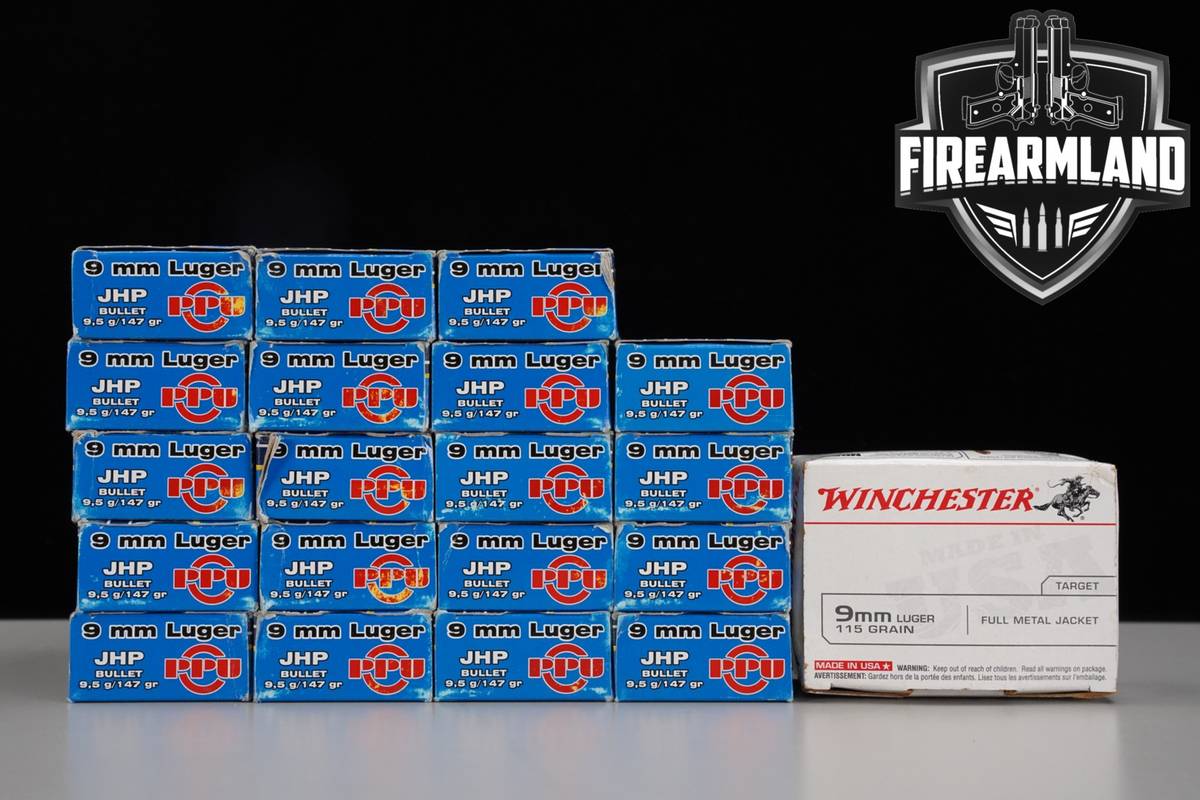 1050 RDS! 9mm Ammo 9-mm