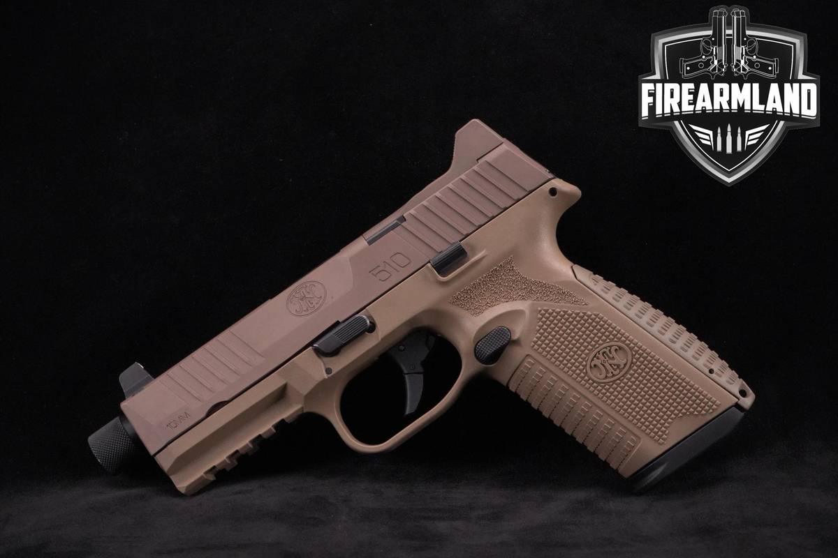 FN FNH 510 Tactical 10mm 4.75" FDE FN 510-Tactical +2 MAGS & ORIG BOX
