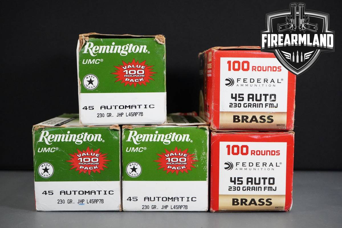 45 ACP Ammo 45-ACP Ammunition 500 ROUNDS