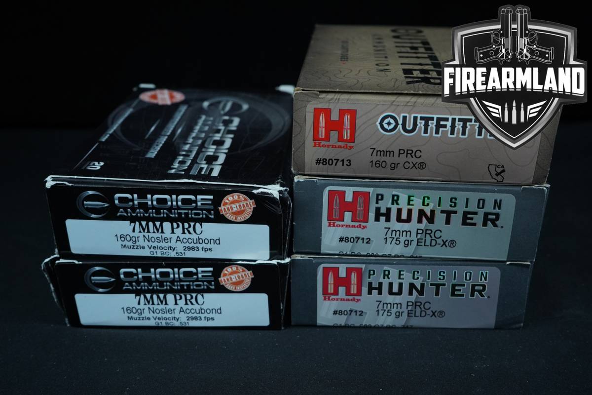 100 RDS! 7mm PRC Ammo Ammunition