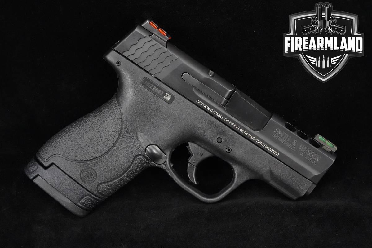 Smith & Wesson (S&W) M&P-9 Shield Performance Center PORTED 9mm S&W +2 MAGS