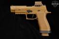 Sig Sauer M17X RX; ROMEO-M17 9mm Luger Coyote Tan in Very Good Condition Image 4