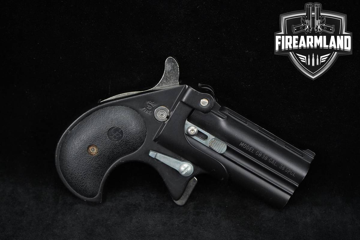 Cobra CB38 Big Bore 38 Special 2.75" Black Pocket Defense Derringer
