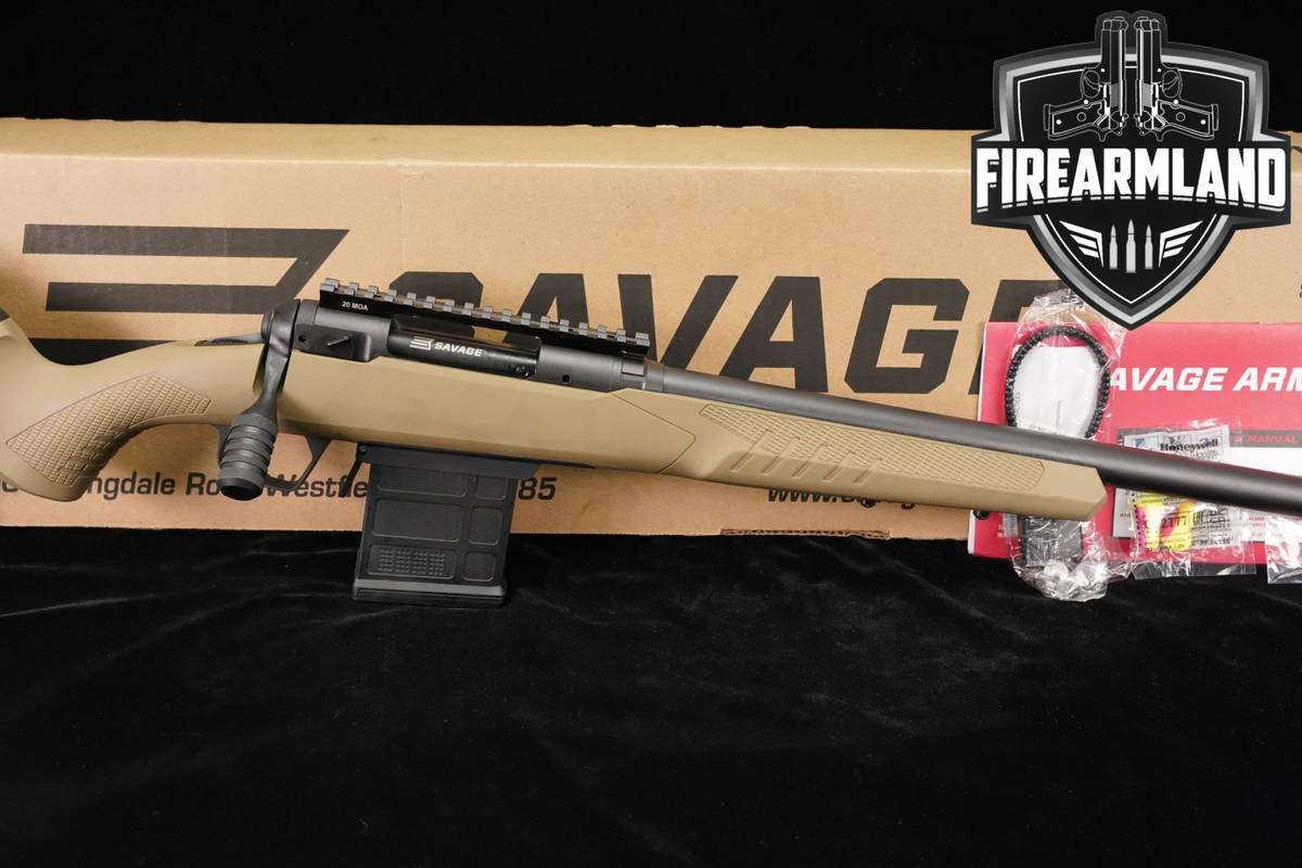 Savage Arms Model 110 Tactical Desert 6mm Creedmoor 26" THREADED +ORIG BOX