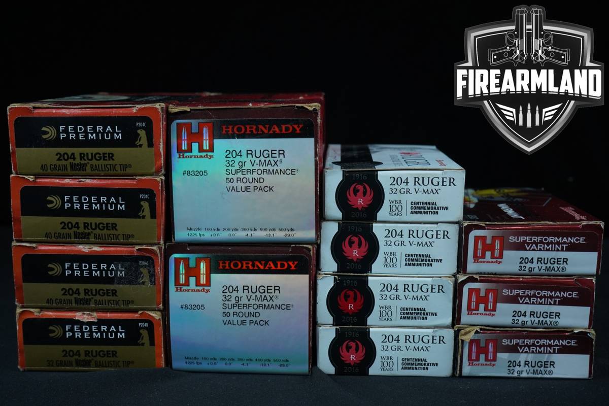 320 RDS! 204 Ruger Ammo Ammunition