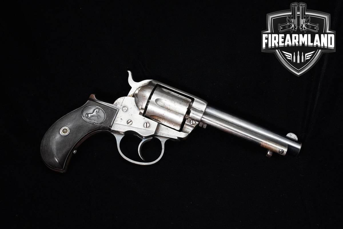 1882 Colt Model 1877 Double-Action Lightning 38 Long Colt 4.25" Blued