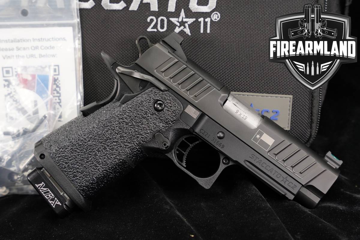 MINT Staccato C2 DPO 9mm Optics-Ready 3.9 STI C-2 1911 2011 +ORIG CASE