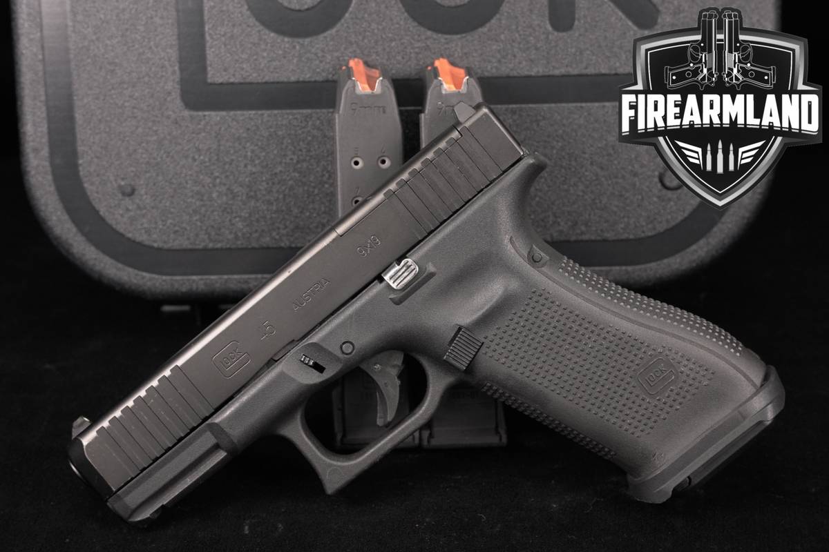 Glock 45 Gen5 MOS G45 Gen 5 Crossover 9mm 4.02 +3 MAGS, ORIG CASE