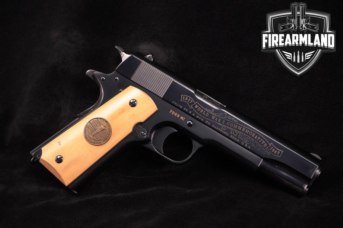 VINTAGE 1967 Colt M1911 World War I Commemorative 2nd-Marne 45-ACP WW1 1911