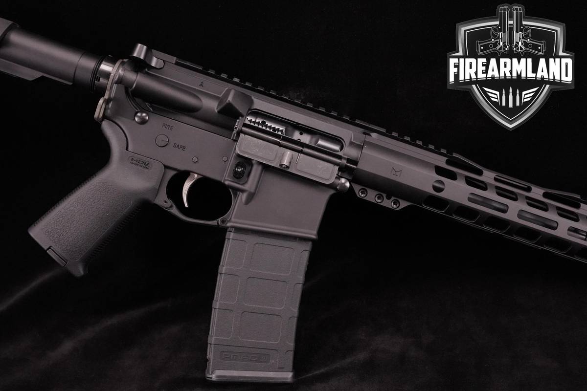 Palmetto State Armory PSA PA-15 M-LOK SBA3 Pistol 5.56 NATO AR15 10.5 2MAGS