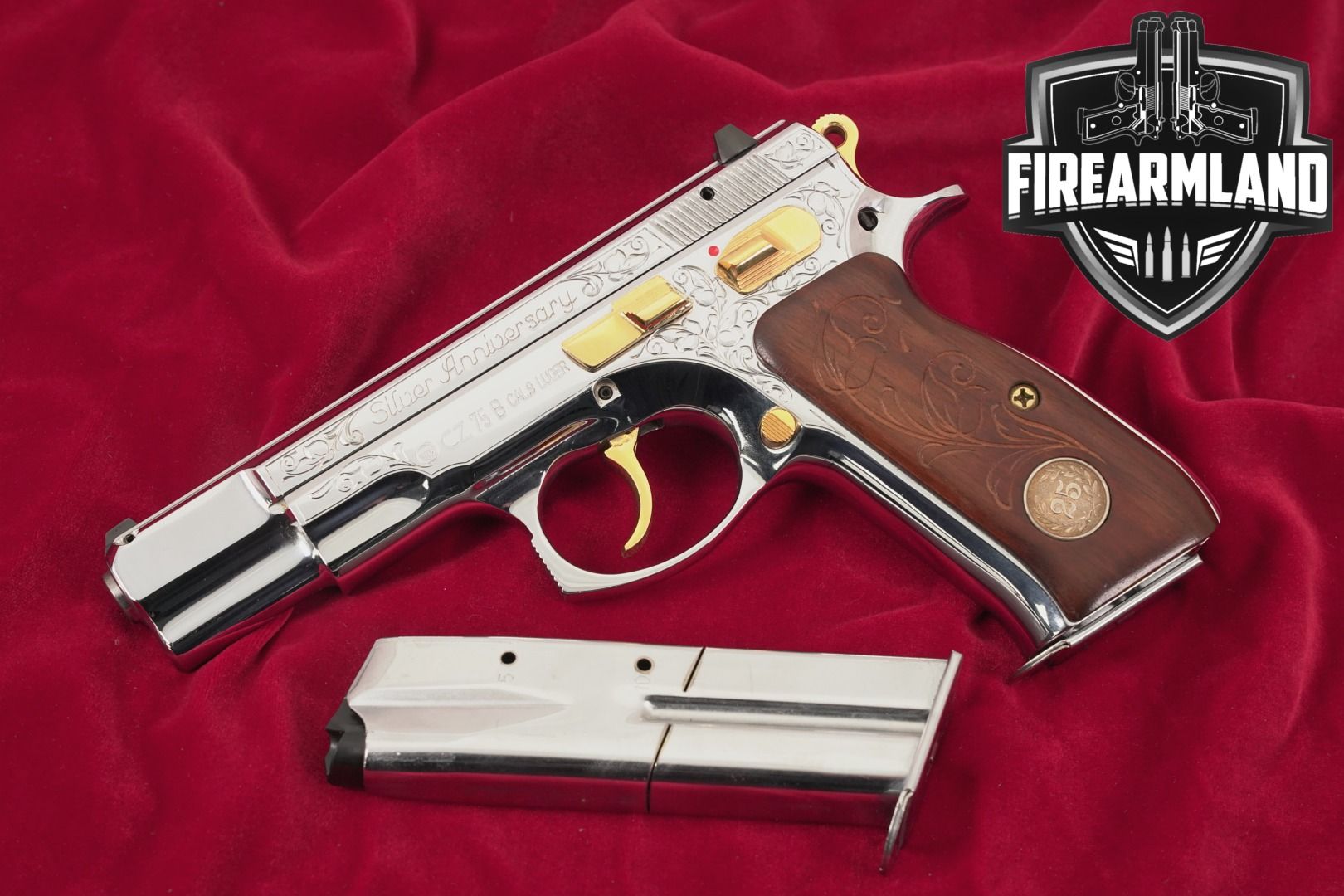 Limited CZ 75 B Silver Anniversary 9mm Bright Stainless | Sold
