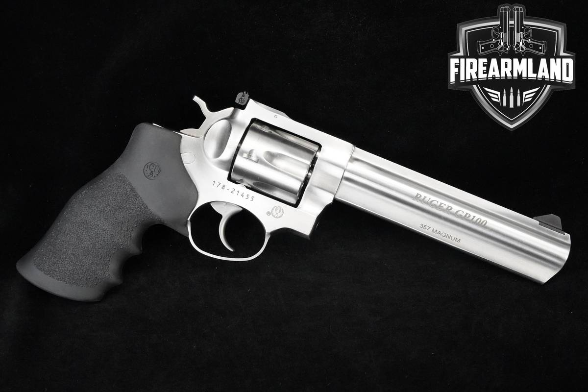 Ruger GP100 357-Magnum 6" Stainless Ruger-GP100 GP-100 +ORIG CASE