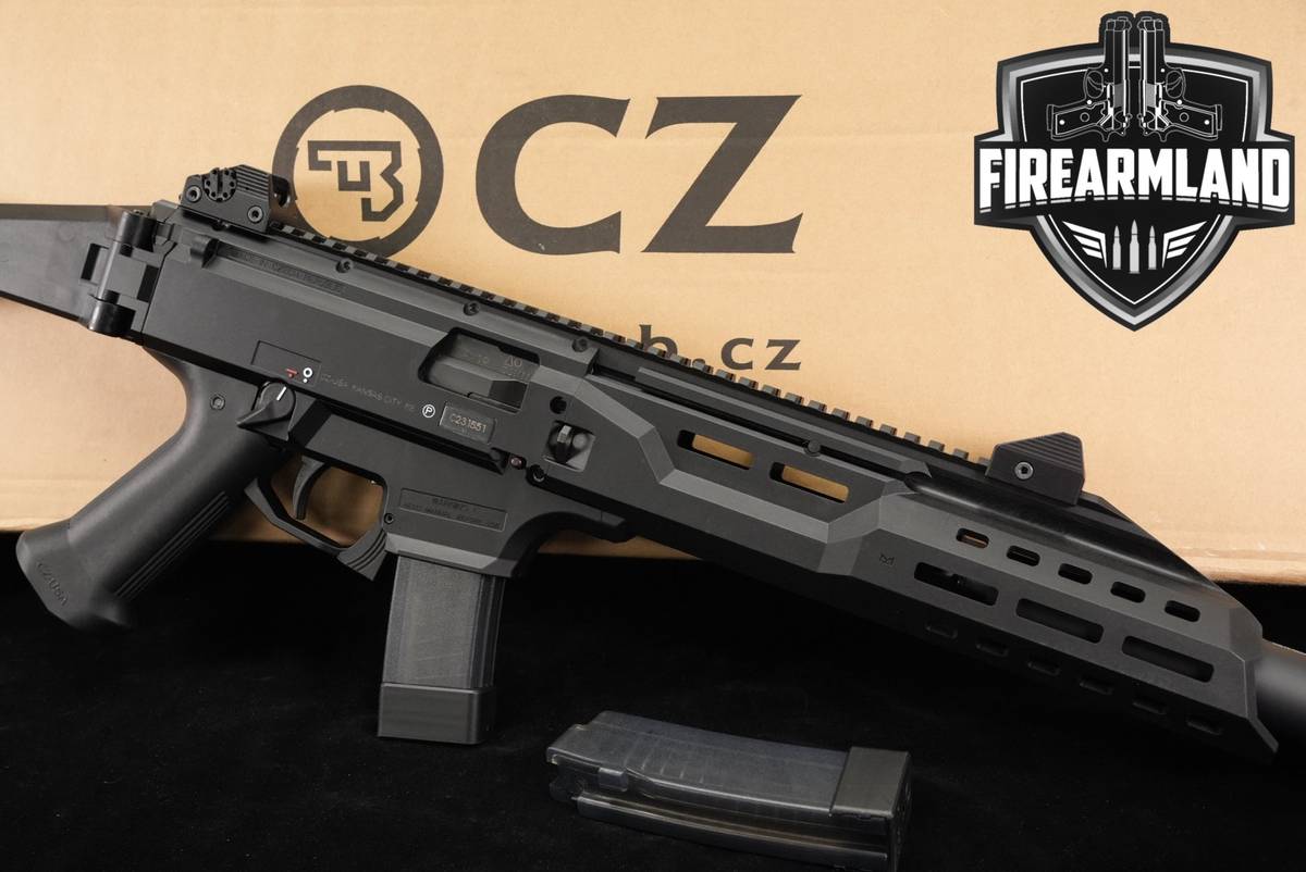 CZ Scorpion EVO 3 S1 Carbine, SilencerCo Faux Suppressor 9mm 16" +ORIG BOX