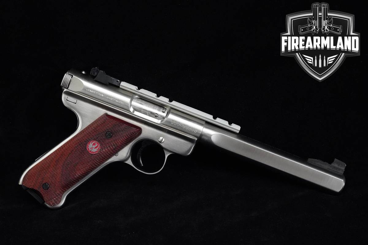 2006 Ruger Mark-III Competition Target 22LR 7" Mk-3 Stainless 5MAG OG-CASE