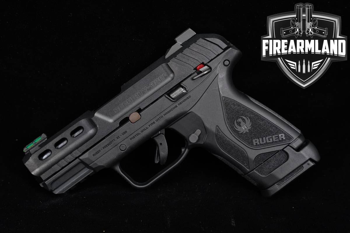 2024 Ruger Security-380 Lite Rack 380ACP 3.5" Black Lightening Cuts CCW