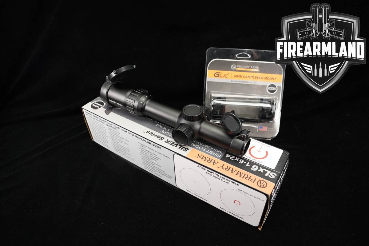 Primary Arms SLx6 1-6x24mm 30mm Tube FFP Illuminated MOA ACSS Scope +BOX