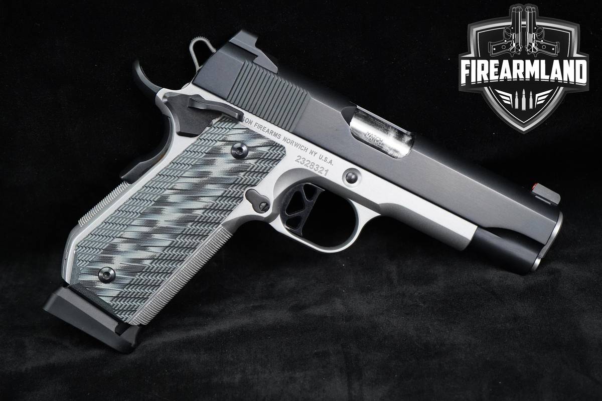 Dan Wesson V-Bob Valor Series 45 ACP 1911 4.25" +4 MAGS & ORIG BOX