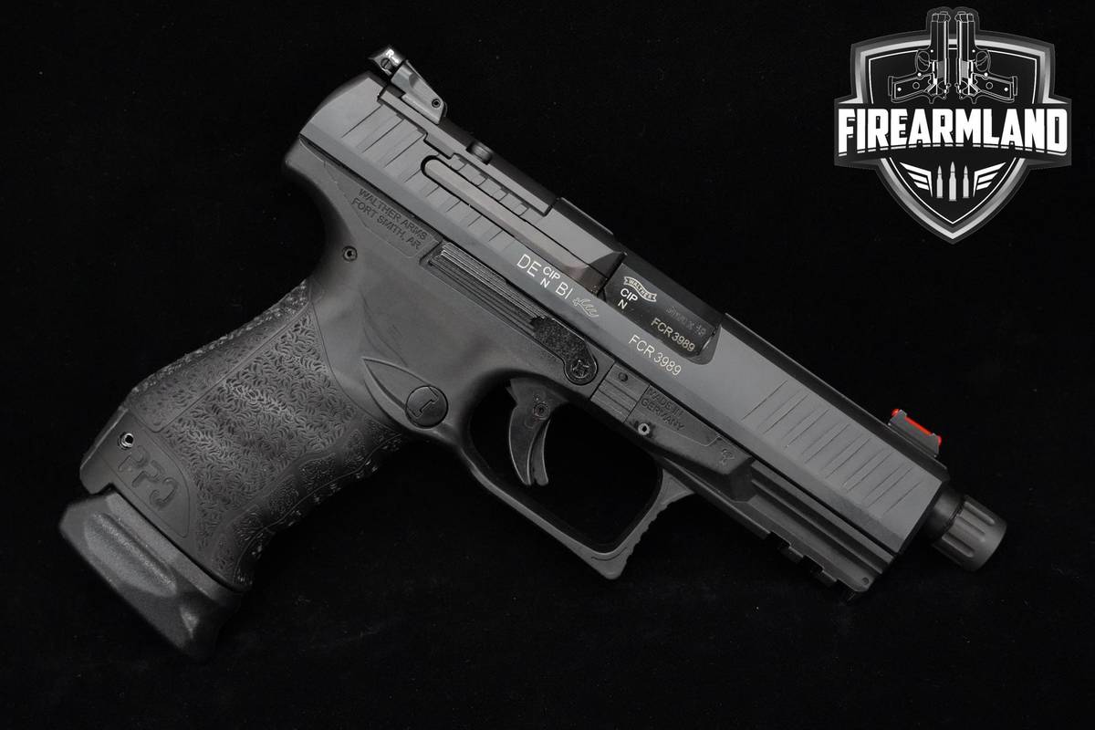 Walther PPQ M2 Q4 Tac 9mm 4.6" Walther +2 MAGS & ORIG CASE