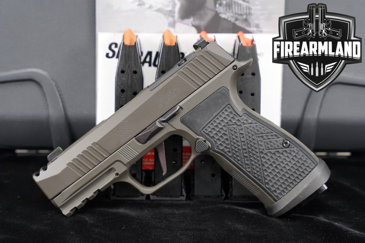 Sig Sauer P365-AXG Legion 9mm 3.1" P-365 Optic-Ready +5 MAGS & ORIG CASE