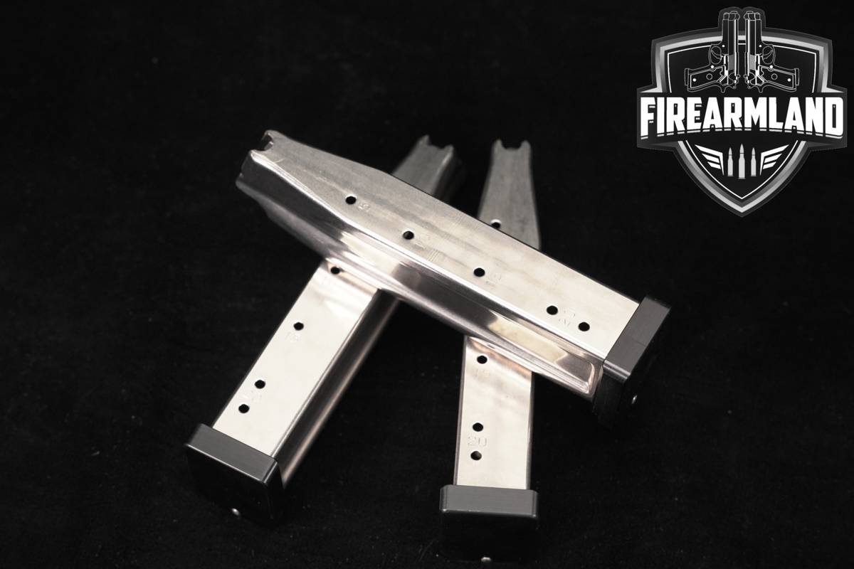 Atlas Gunworks THREE (3) 2011 DS 1911 21-Round Magazines 9mm Luger Mags