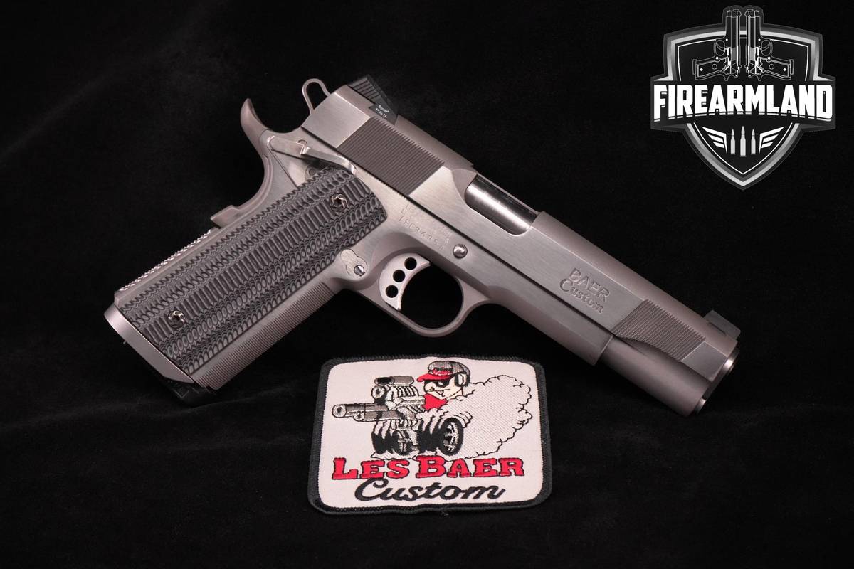 Les Baer 1911 Custom-Carry 45-ACP 5" Stainless +4 MAGS & ORIG BOX