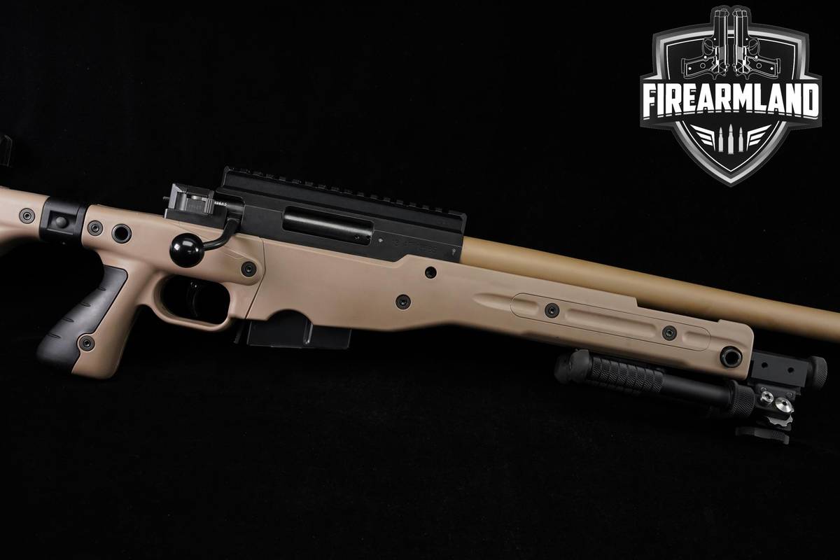 Accuracy International AT Folding Stock 6mm Creedmoor 24" AICS +ATLAS BIPOD