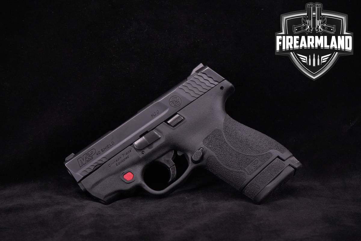 Smith & Wesson S&W M&P40 Shield Crimson Trace M2.0 40 S&W 3.125" MP-40 MAGS