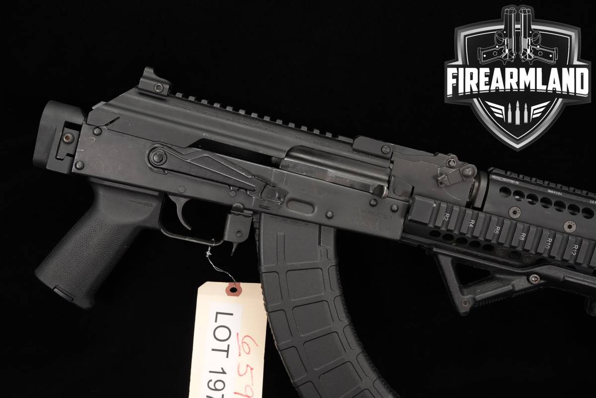 Romarm/Cugir Draco 7.62x39 AKM AK47 AK-47 11.5 TWS Dog Leg Rail +LIGHT