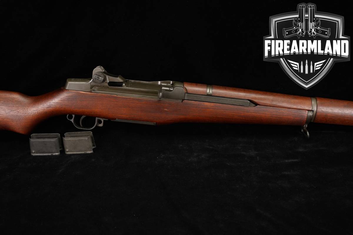 1942 Springfield Armory M1 Garand 30-06 24" Parkerized & Walnut M 1 +2 MAGS