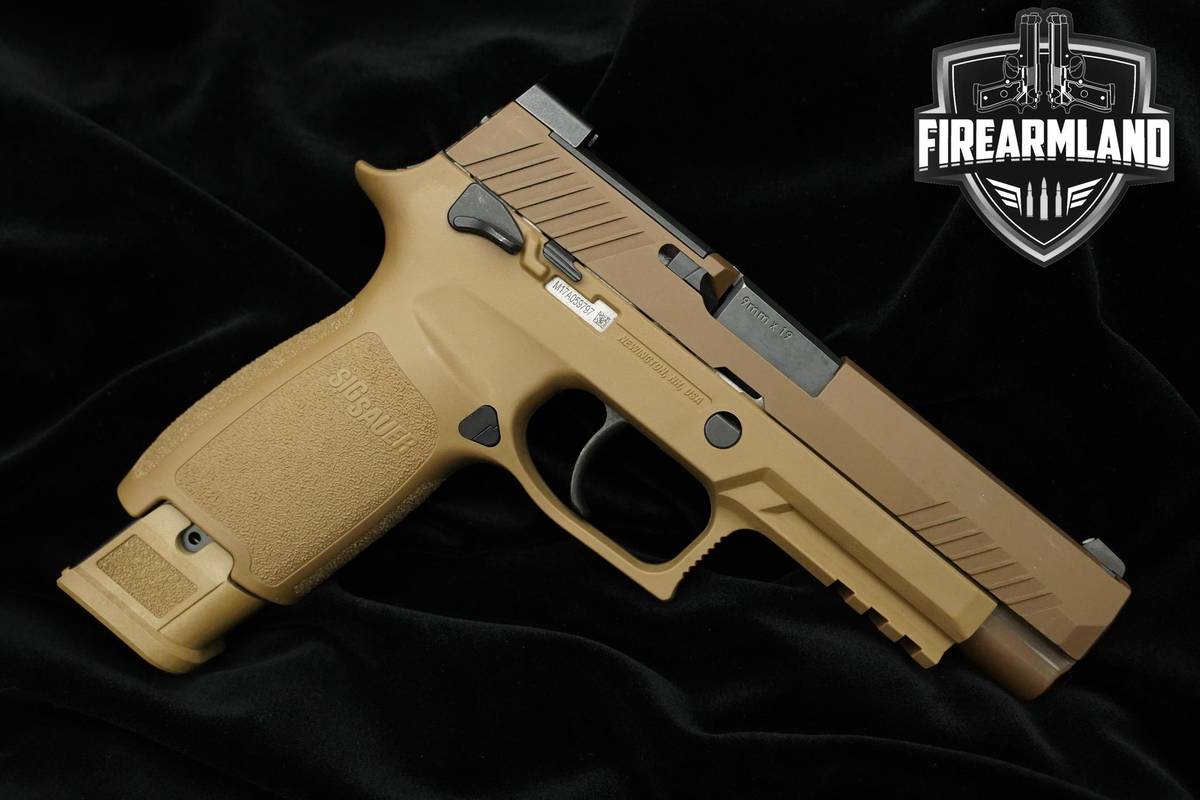 Sig Sauer P320 M17 9mm 4.75" Coyote P320 Sig M17 Sauer +4 MAGS & ORIG CASE