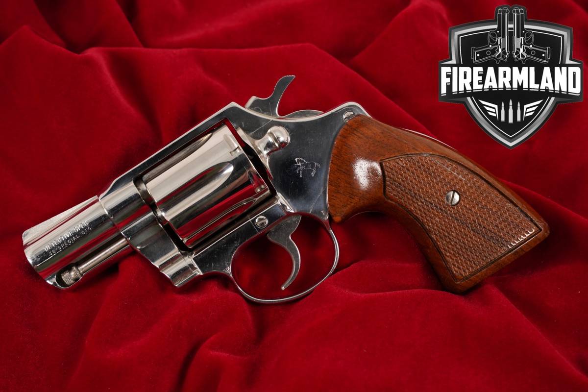 1972 Colt Detective Special Second Issue 38Special 2" Bright Nickel DA/SA