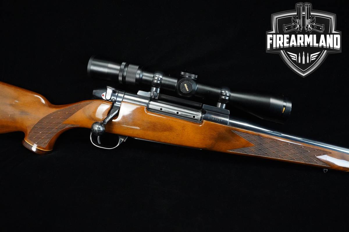 Weatherby Mark V Deluxe 300 Wby Magnum Blued Weatherby-Mark V MK-V 5 +NIKON