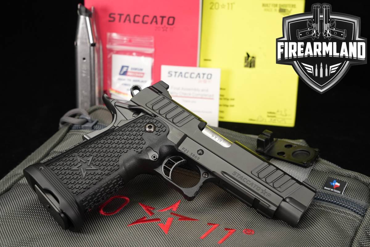 Staccato P 9mm Optics-Ready 4.15" STI 1911 2011 +2 MAGS & ORIG CASE